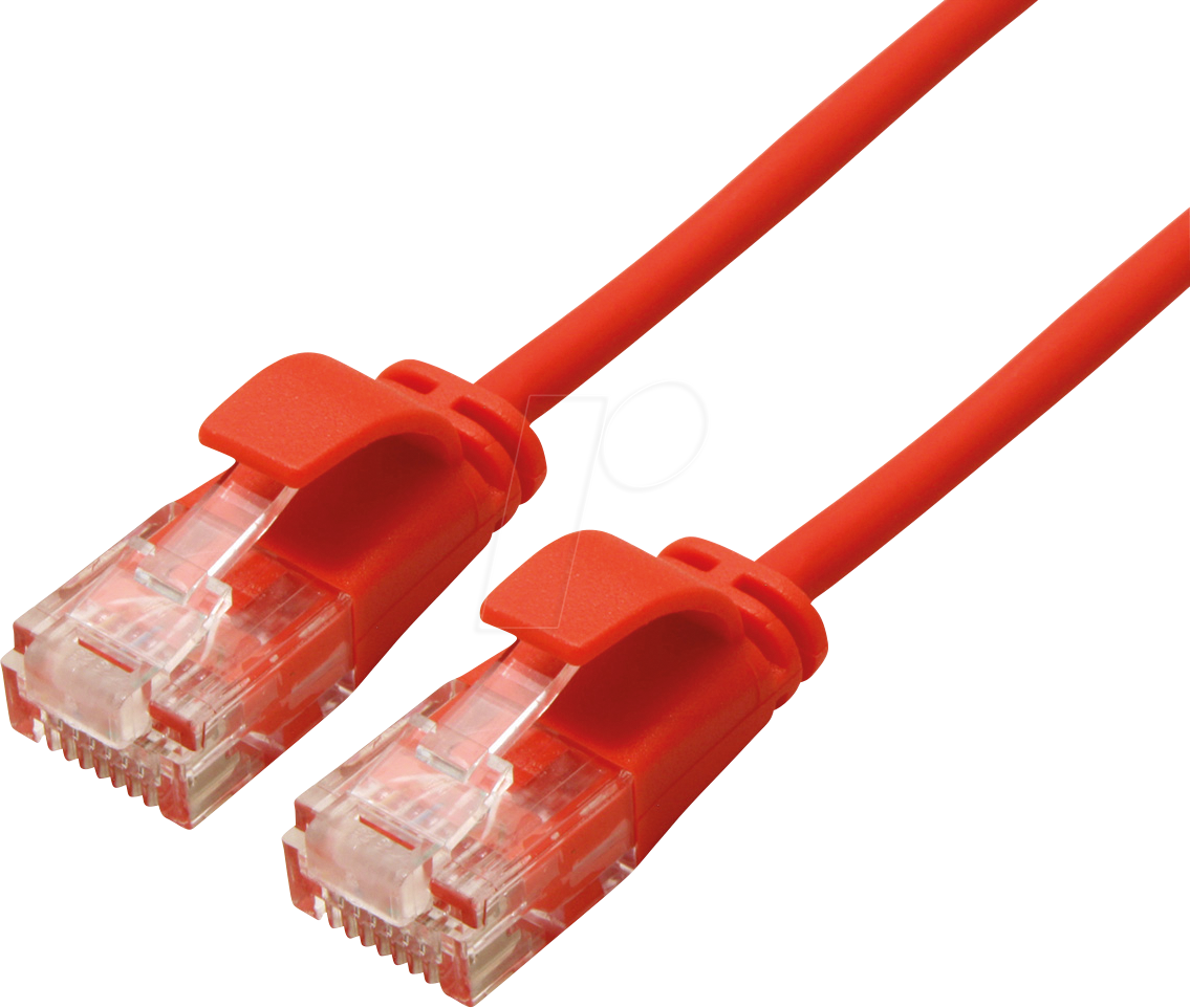 7630049623880 - ROLINE 21443917 - Cat6a Slim Patchkabel UTP rot 5m