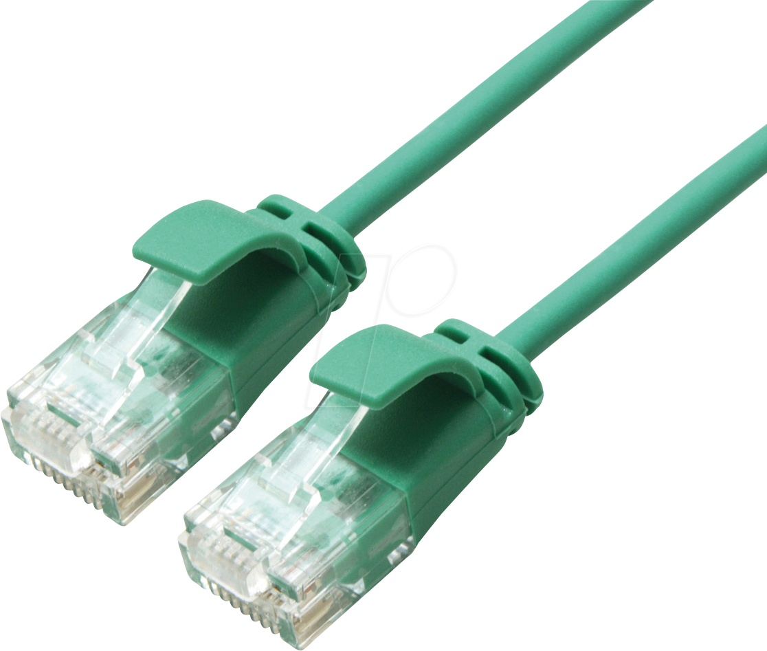 7630049623972 - ROLINE 21443930 - Cat6a Slim Patchkabel UTP grün 015m