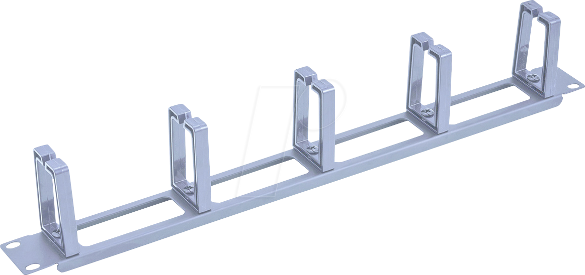 7630049624863 - 26990325 - 19 Kabelführungspanel 5 Bügel grau