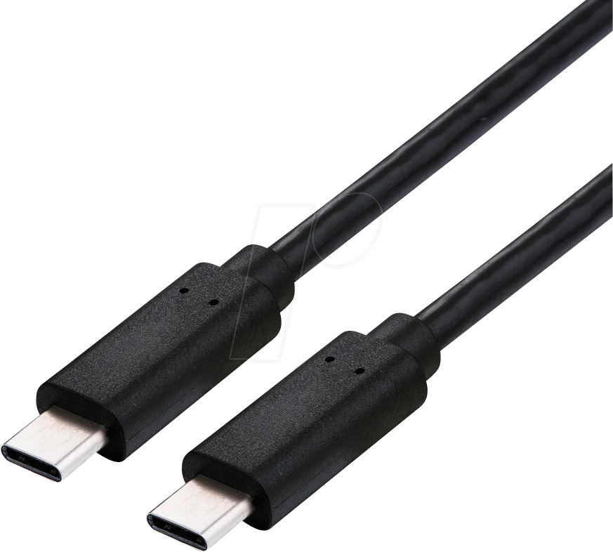 7630049627918 - Roline USB-C Kabel USB4® USB-C® Stecker 050 m Schwarz Geschirmt 11029100