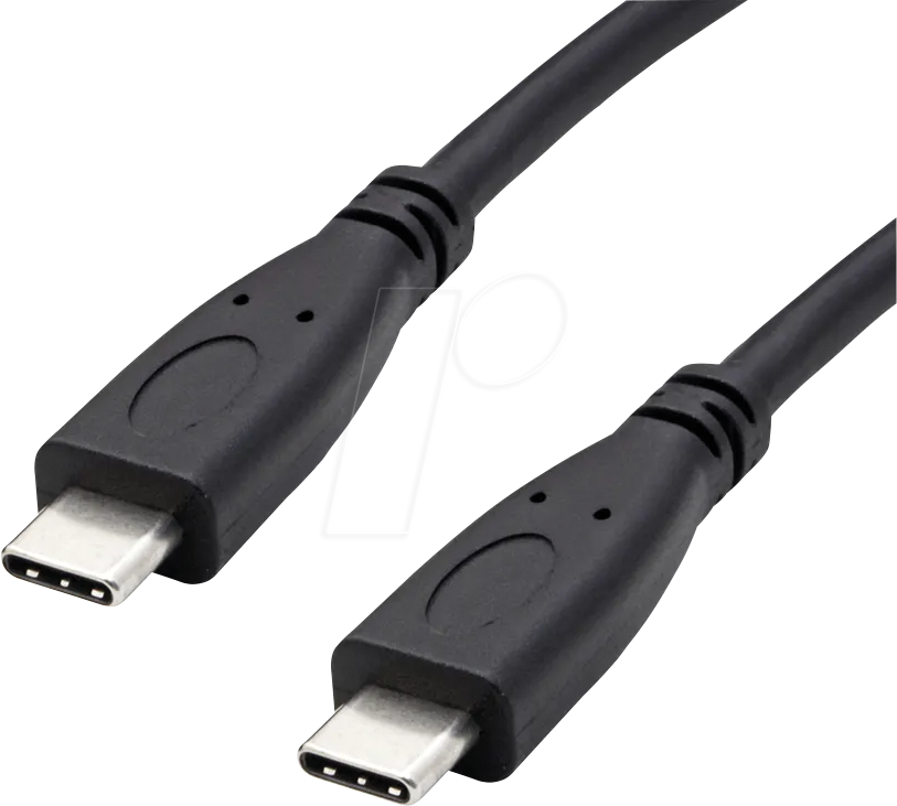 7630049629189 - ROLINE 11449056 - USB 10 Gb s Kabel C Stecker auf C Stecker 100W schwarz 05 m