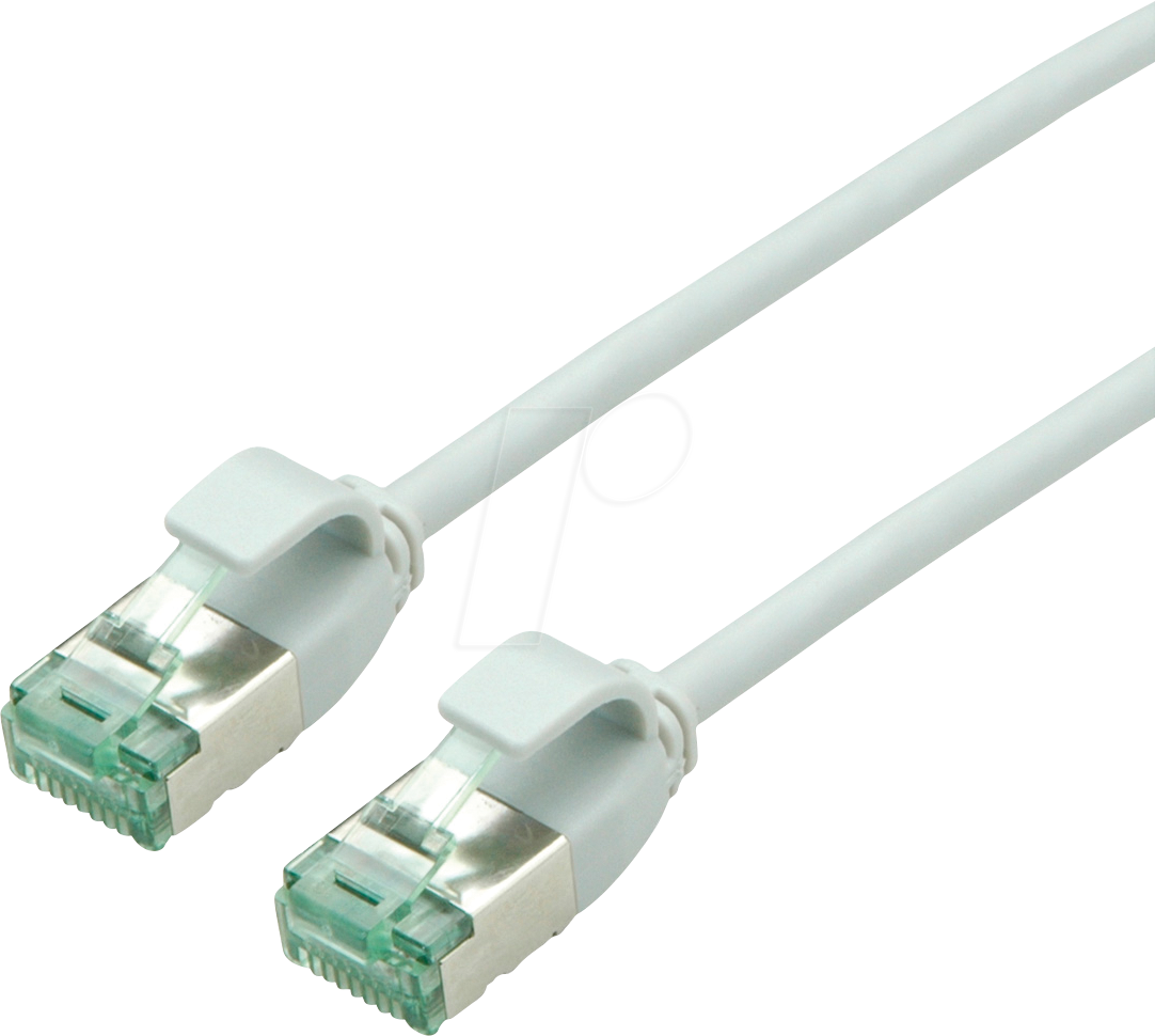 7630049629837 - ROLINE 21453300 - Patchkabel Cat6a (Class EA) U FTP Slim grau 015 m