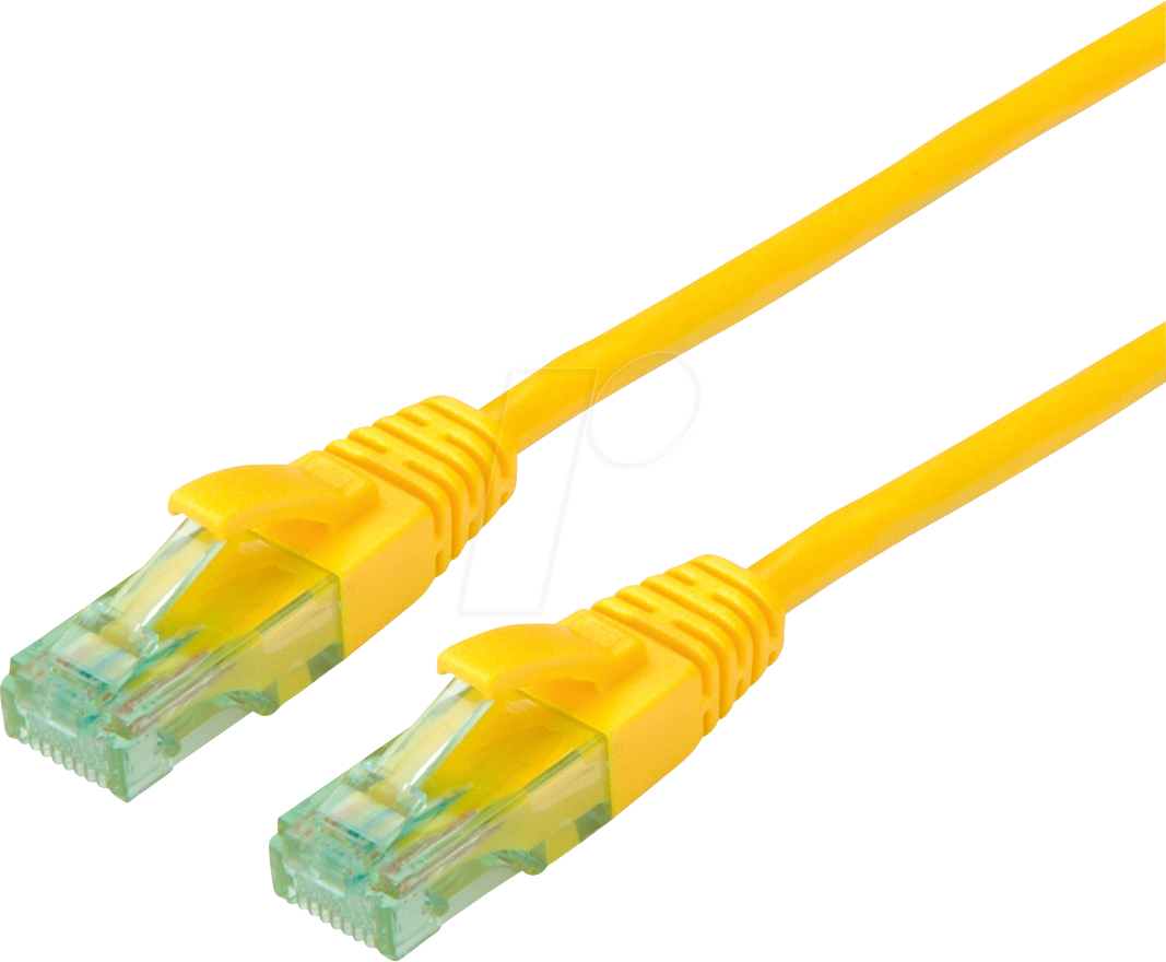 7630049630611 - ROLINE 21453183 - Patchkabel Cat6a UTP gelb 03 m