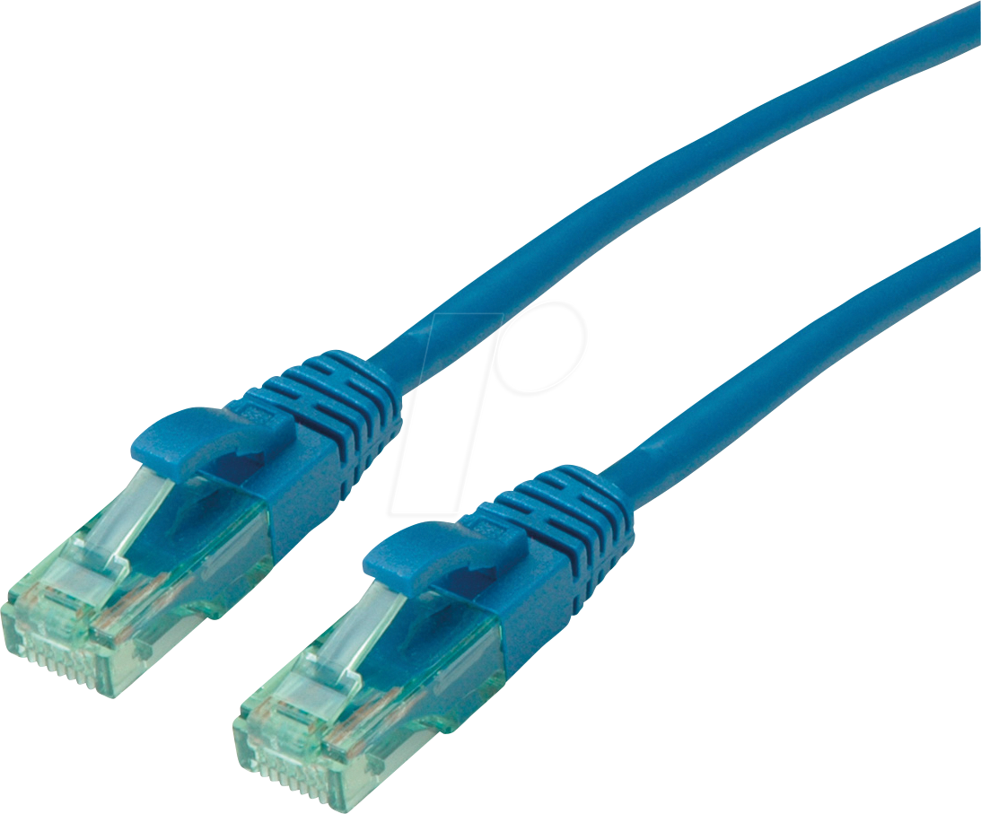 7630049630833 - ROLINE 21453185 - Patchkabel Cat6a UTP blau 03 m