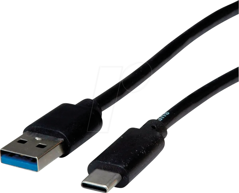 7630049632196 - ROLINE 11459010 - USB 5 Gb s Kabel A Stecker auf C Stecker schwarz 05 m