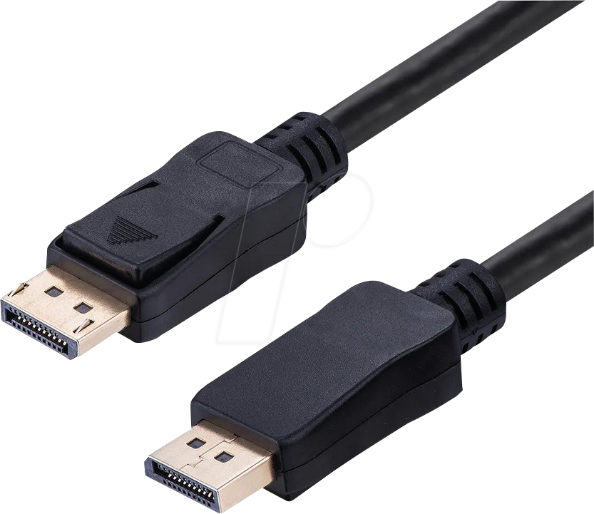 7630049634473 - 11996020 - DisplayPort Kabel 10K 60Hz schwarz 1 m