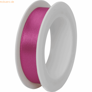 7630050813621 - 12 x Geschenkband Satin Spule 15mmx3m pink