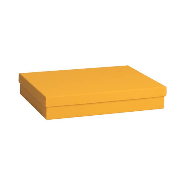 7630050846339 - 4 x Geschenkkarton One Colour - 33 x 24 x 6 cm orange