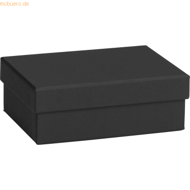 7630050846537 - 4 x Geschenkbox 165x6x12cm One Colour schwarz