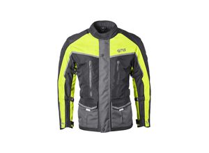 7630180123522 - Motorradjacke GMS Twister Neo WP Schwarz-Fluo Gelb