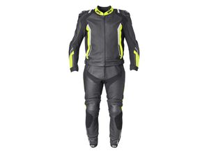 7630180125335 - Lederkombi GMS GR-1 Leather Suit Schwarz-Gelb-Weiß 48