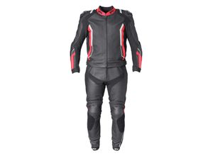 7630180125366 - Lederkombi GMS GR-1 Leather Suit Schwarz-Rot-Weiß