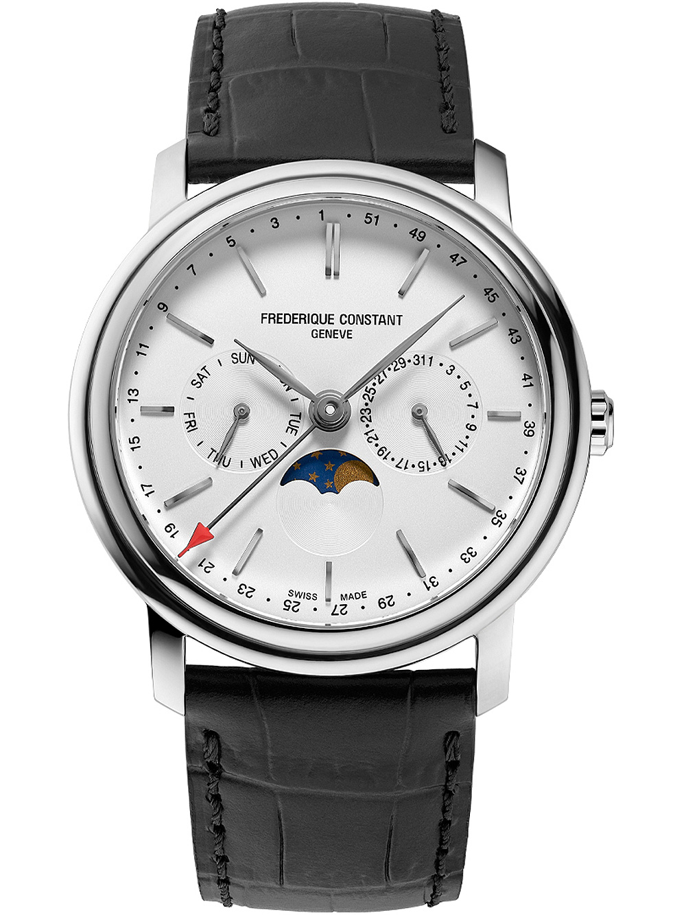 7630428475307 - FC-270SW4P26 Classics Businesstimer Moonphase 40mm 6ATM