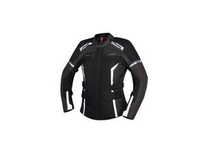 7630554904696 - Evans-ST 20 Damen Motorrad Textiljacke - Schwarz Grau Weiss - XL - female