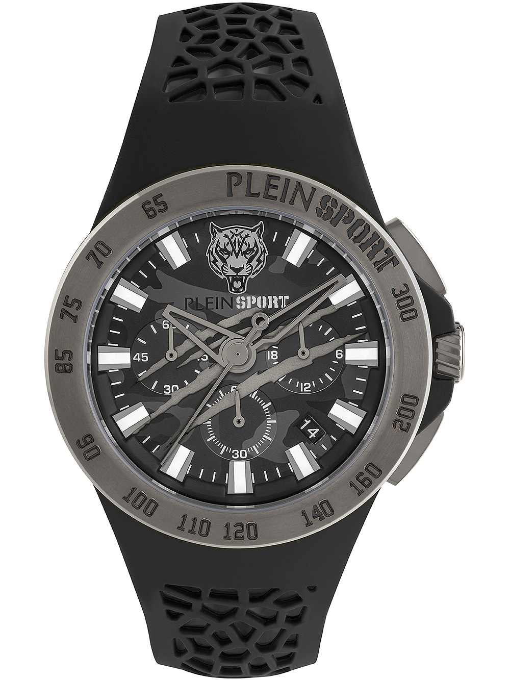 7630615131153 - Plein Sport PSABA0123 Thunderstorm Chronograph Herrenuhr 43mm 5ATM