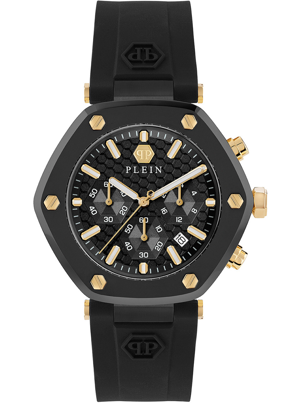 7630615138534 - PWZBA0223 The Hexagon Chronograph Unisex 42mm 5ATM