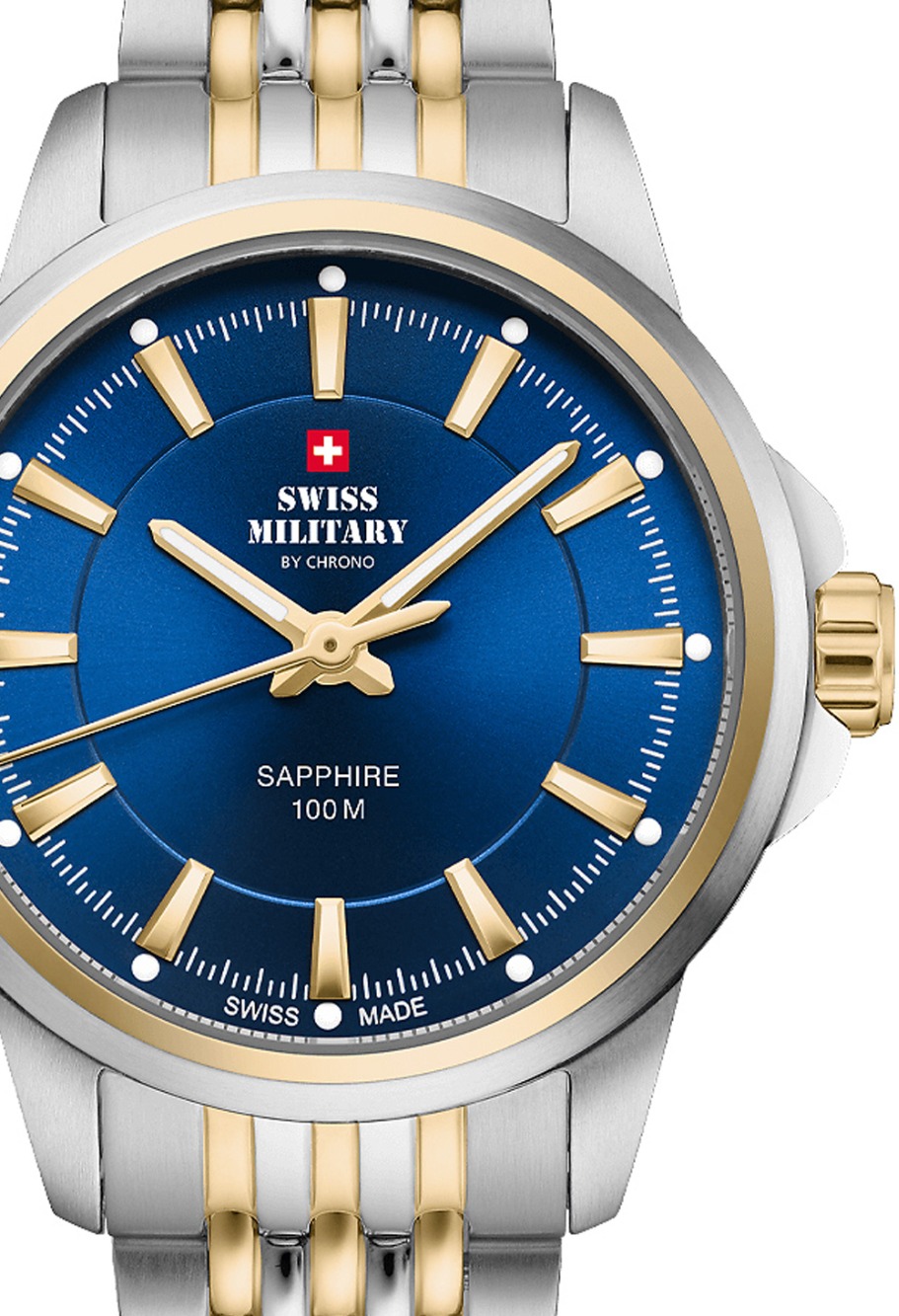 7630701200237 - Swiss Military SM3410505 Damenuhr Klassik Saphirglas 28mm 10ATM