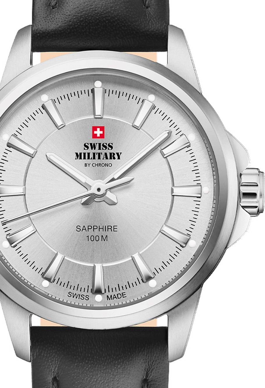 7630701200275 - Swiss Military SM3410509 Damenuhr Klassik Saphirglas 28mm 10ATM