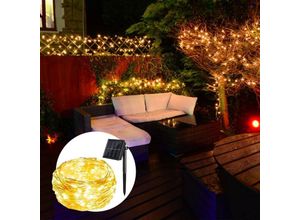 7630702999918 - Lichterkette Solar 200 led Weihnachten Garten Balkon Party NestX