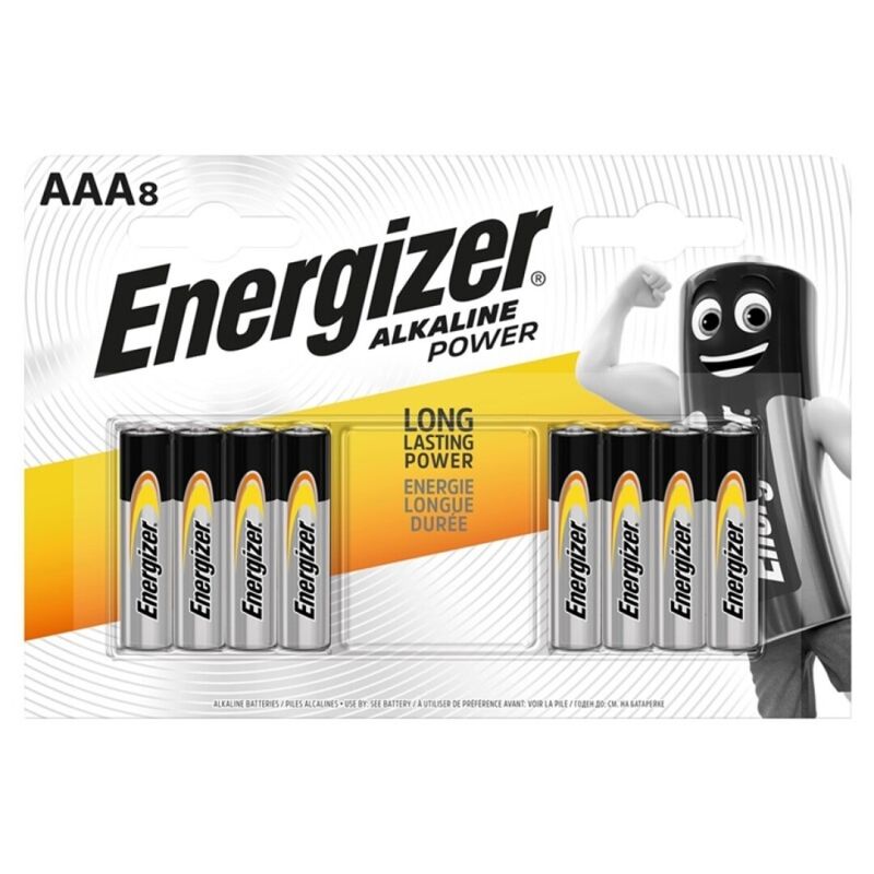 7638900410662 - ENERGIZER - ALKALINE BATTERIE POWER AAA LR03 8 EINHEIT