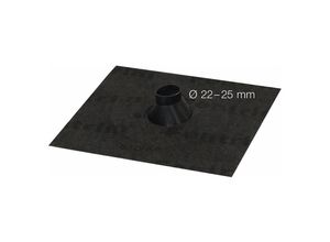 7640105094592 - Fentrim Manschette black Ø22–25mm für Rohrdurchdringungen Kabel Leerrohre - Siga