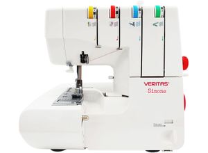 7640105924851 - VERITAS Overlock-Nähmaschine Simone Nähmaschinen weiß Overlock-Nähmaschinen