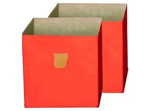 7640136840649 - Aufbewahrungsbox Stor It (Set 2 St) B H T 34 x 34 x 34 cm orange