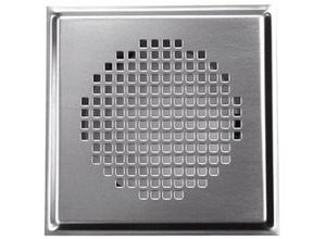 7640138302169 - Zehnder Designgitter ComfoGrid Torino quadratisch DN125 160x160mm Edelstahl mit Filter 990322088