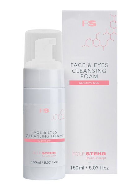 7640143817580 - DermoConcept Sensitiv Skin Face & Eyes Cleansing Foam 150 ml