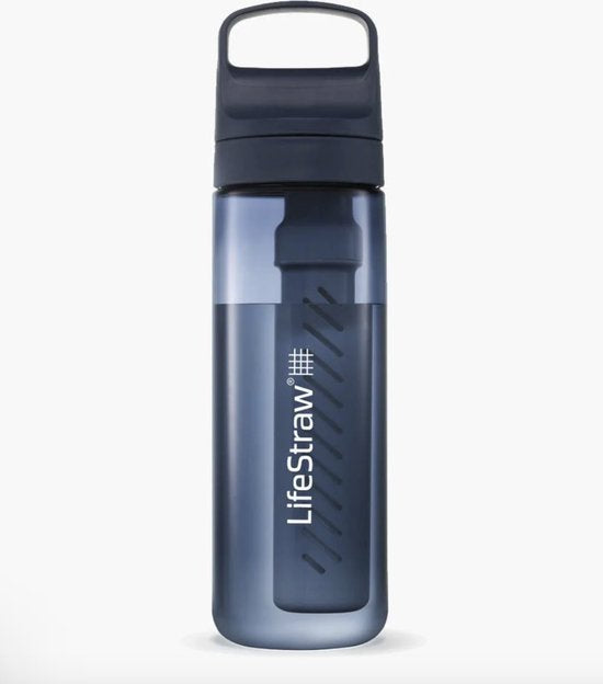 7640144287085 - Lifestraw Go 20 - Wasserflasche mit Filter - 650ml - Ägäisches Meer Blau