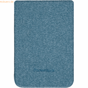 7640152095405 - Shell series - Flip-Hülle für eBook-Reader - Kunststoff Polyurethan Microfiber - Blau - für Basic Lux 2 Touch Lux 4 (WPUC-627-S-BG)