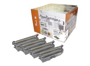 7640164827148 - HP 647 A 4 Toner (bk c m y) ersetzt HP No 647A No 648A CE260A CE261A CE262A CE263A für zB HP Color LaserJet CP 4500 (wiederaufbereitet)