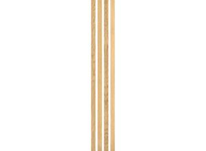 7640165929117 - Xxxl Akustikpaneel Eiche hellbraun acous Stix  Hellbraun  Holz  Eiche  35x09x250 cm  FSC  Montage ohne Bohren  Bilder Und Zubehör