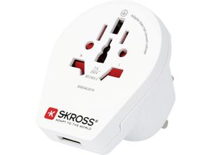 7640166323211 - 1500267 Reiseadapter Country Adapter World to uk usb - Skross