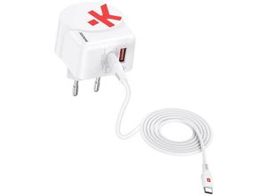 7640166328490 - Euro USB Charger AC65PD + USB-C cable USB-Ladegerät 65 W Innenbereich Steckdose Ausgangsstrom (max) 405 A Anzahl Ausgänge 2 x USB 32 Gen 1 Buchse A