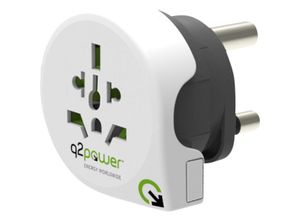 7640167560523 - Q2power - Q2 Power 1100220 Reiseadapter Welt nach Süd Afrika