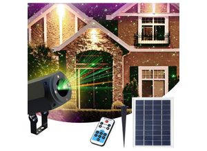 7640169384813 - Supernova - Led Laser Projektor Licht Fassade Christmas mit Solarmodul