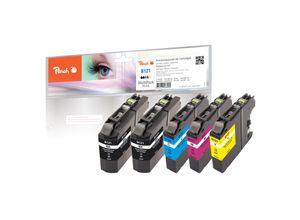 7640169586095 - B121 VALBP Spar Plus Pack Druckerpatronen (2*bk c m y) ersetzt Brother LC-121VALBP für zB Brother MFCJ 650 DW Brother DCPJ 752 DW (wiederaufbereitet) 7640169586095 - B121 VALBP Spar Plus Pack Druckerpatronen (2*bk c m y) ersetzt Brother LC-121VALBP für zB Brother MFCJ 650 DW Brother DCPJ 752 DW (wiederaufbereitet)