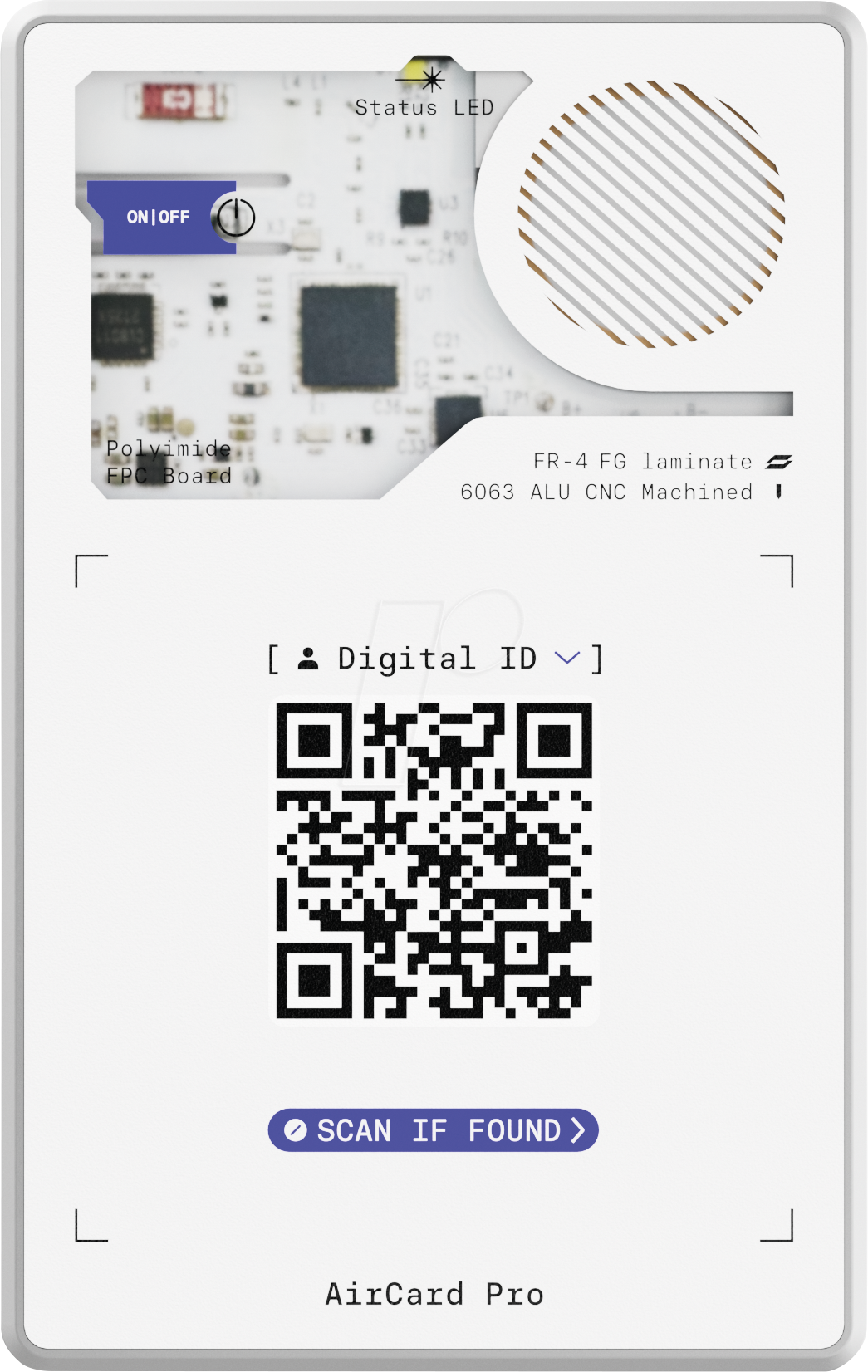 7640170469608 - RS ACP02R - Smart Tag Card AirCard Pro für Google