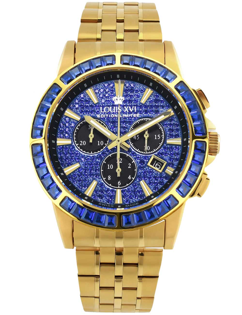 7640172147870 - Louis XVI XLXVI1132 Majeste Iced Out Baguette