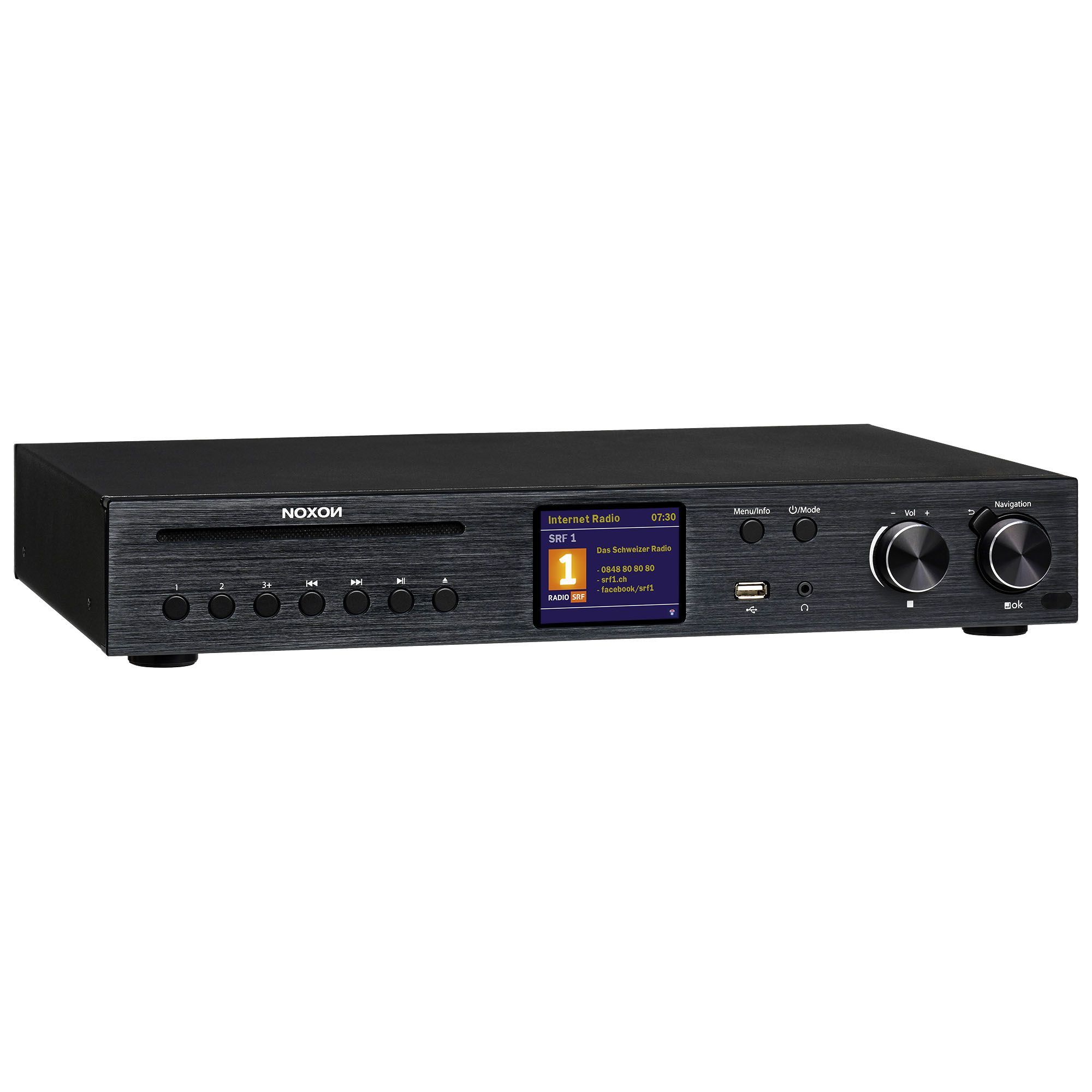 7640172485033 - Noxon Hifi A580 CD Tuner - All-In-One HiFi System mit Verstärker CD DAB+ UKW &  Internet-Radio