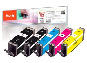 7640173434436 - PI100-336 - Kompatibel - Tinte auf Pigmentbasis - Schwarz - Cyan - Magenta - Gelb - Canon - Multi pack - Canon Pixma MG 5700 Series Canon Pixma MG 5750 Canon Pixma MG 5750 Series Canon Pixma MG 5751