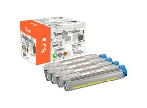 7640182380564 - O4650-75 4 Toner (bk c m y) ersetzt OKI 46507508 46507507 46507506 46507505 für zB OKI C 612 DN OKI C 612 N OKI C 612 (wiederaufbereitet)