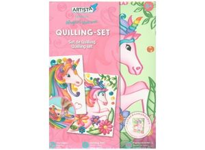 7640250150365 - Artista Quilling-Set Einhorn - ab 8 Jahren