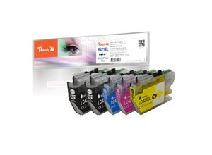 7640366818111 - B421 Spar Plus Pack Druckerpatronen (2*bk c m y) ersetzt Brother LC-421 für zB Brother DCPJ 1050 DW Brother DCPJ 1140 DW (wiederaufbereitet)