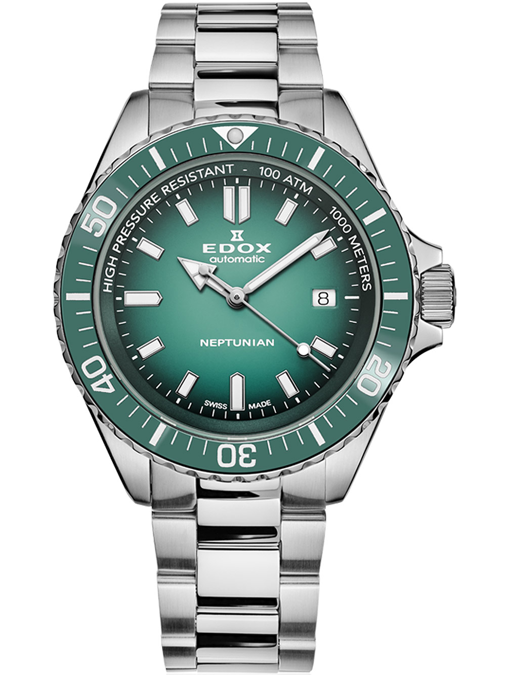 7640428080180 - 80120-3VM-VDN1 Skydiver Neptunian Automatik Herrenuhr 44mm 100ATM