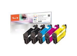 7640460541069 - E502 XL 5 Druckerpatronen XL (2*bk c m y) ersetzt Epson No 502XL für zB Epson Expression Home XP -5100 Epson Expression Home XP -5105 (wiederaufbereitet)