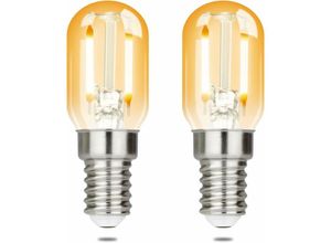 7661577724664 - ZMH - E14 led Warmweiss Vintage Glühbirnen - T22 led Leuchtmittel Lampe E14 Birnen Edison 2W 2700K Energiesparlampe Light Bulbs Glühlampen Filament