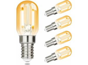 7661577725036 - ZMH - E14 led Warmweiss Vintage Glühbirnen - T22 led Leuchtmittel Lampe E14 Birnen Edison 2W 2700K Energiesparlampe Light Bulbs Glühlampen Filament