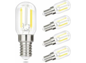 7661577725104 - ZMH - E14 led Kaltweiß Glühbirnen Vintage - T22 led Leuchtmittel Lampe 6000K E14 Birnen 2W Energiesparlampe Light Bulbs Edison Glühlampen Filament